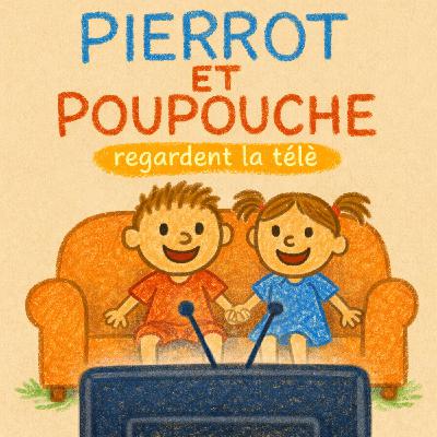 Pierrot et Poupouche regardent la télé
