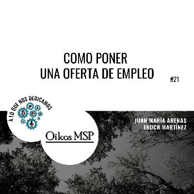 Como poner una oferta de empleo #21