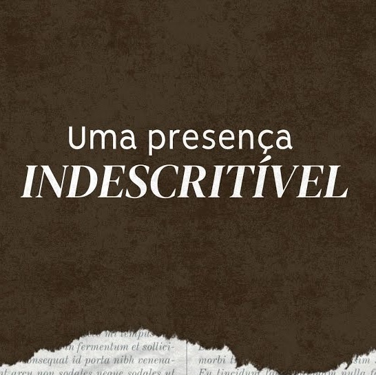 UMA PRESENÇA INDESCRITÍVEL - MARCUS VERÇOSA