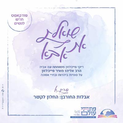 פרק ראשון - אבלות החורבן : החלון לקשר