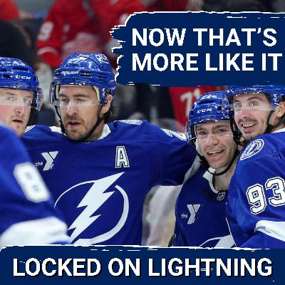 NOW THAT’S MORE LIKE IT: Lightning Defeat Red Wings & Pick Up Two MASSIVE Points at Home