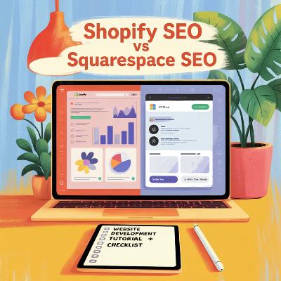 Shopify SEO Vs Squarespace SEO Comparisons: Website Development Tutorial, FAQ + Checklist with Favour Obasi-ike