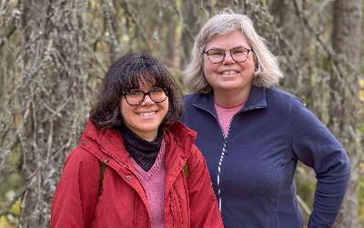 Naturpodden: Andrea, Maria och naturskogen