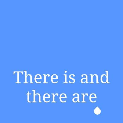 Jhon David Velasquez Ramirez de 1er año sección C there is and there are