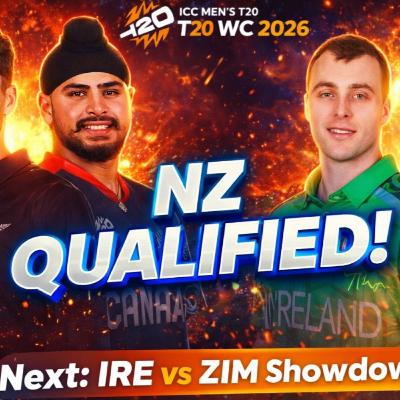 NZ Secures Spot! Who Will Win IRE vs ZIM? | T20 World Cup 2026 Preview