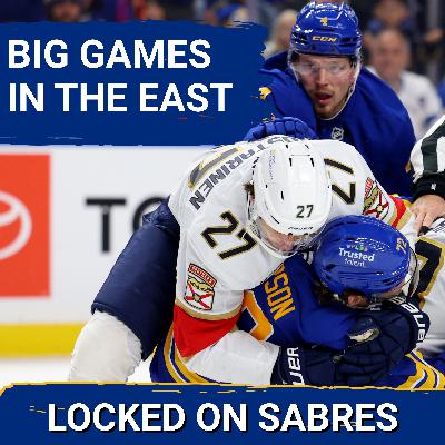 Buffalo Sabres have BIG TESTS this week looking to build a lead in the East playoff race Buffalo Sabres have BIG TESTS this week looking to build a lead in the East playoff race