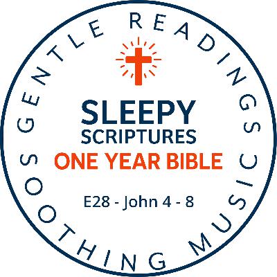Sleepy Scriptures One-Year Bible | Week 10: Part 1 | John 4-8 | The Water of Life & Light of the World