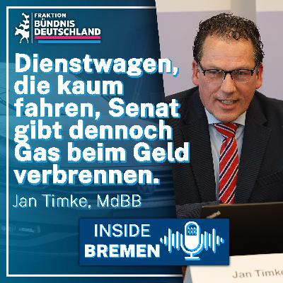 Dienstwagen, die kaum fahren - Senat gibt dennoch Gas beim Geld verbrennen.