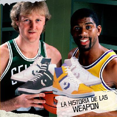 Cuando Magic y Larry Bird escogieron sus Converse Weapon