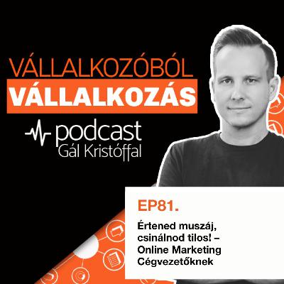 81. Értened muszáj, csinálnod tilos! – Online Marketing Cégvezetőknek 81. Értened muszáj, csinálnod tilos! – Online Marketing Cégvezetőknek