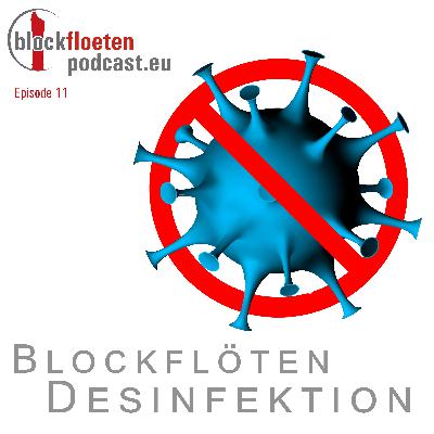 Die Desinfektion einer Blockflöte