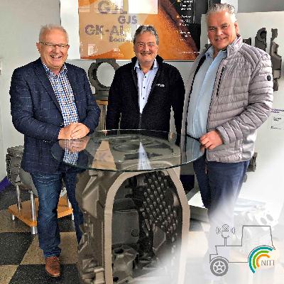 Dieter Dänzer trifft Thomas Laue von der Gießerei Heunisch Dieter Dänzer trifft Thomas Laue von der Gießerei Heunisch