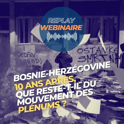 Replay | Webinaire • Bosnie-Herzégovine : 10 ans après, que reste-t-il du mouvement des plénums ? Replay | Webinaire • Bosnie-Herzégovine : 10 ans après, que reste-t-il du mouvement des plénums ?