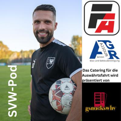 Co-Trainer David Jahdadic vor dem Auswärtsspiel in Melle