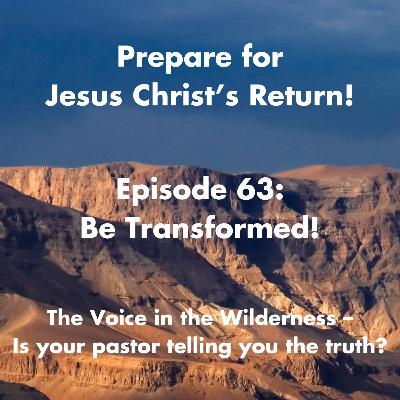 Be Transformed – Growing From Glory to Glory by the Spirit