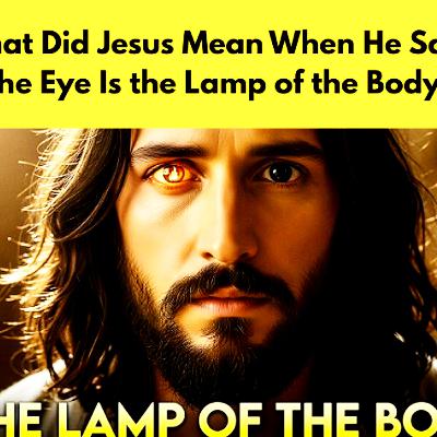 What Did Jesus Mean When He Said, “The Eye Is the Lamp of the Body”? Bible Stories.