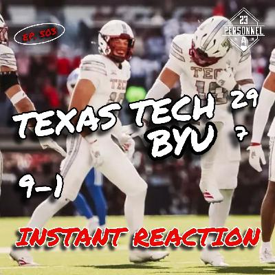 Texas Tech 29 - BYU 7  |  Instant Reaction