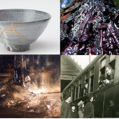 Kintsugi, la pata de elefante de Chernóbil, los árboles que sangran, Einstein en Barcelona
