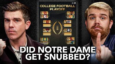 BREAKING: Final College Football Playoff Bracket Reaction | Miami Jumps Notre Dame BREAKING: Final College Football Playoff Bracket Reaction | Miami Jumps Notre Dame