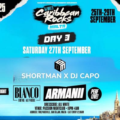 CARIBBEAN ROCKS MALTA - CAPO X ITSDJSHORTMAN