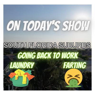 GOING BACK TO WORK | FARTING | LAUNDRY || SOUTH FLORIDA SUBURBS SHOW!