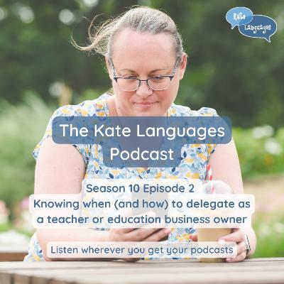 Knowing when (and how) to delegate as a teacher or education business owner
