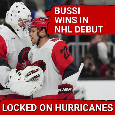 Brandon Bussi's NHL Debut Win Gives the Carolina Hurricanes a 3-0-0 Start to the Season