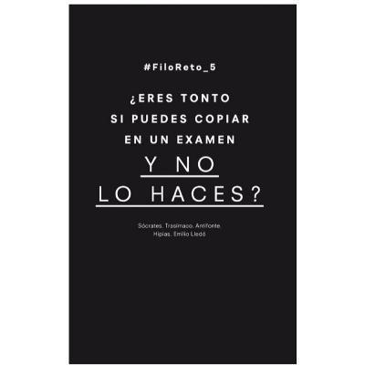 ¿Eres tonto si puedes copiar en un examen y no lo haces?
