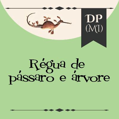 Régua de pássaro e árvore