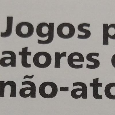 Jogos para atores e não atores, de Augusto Boal.