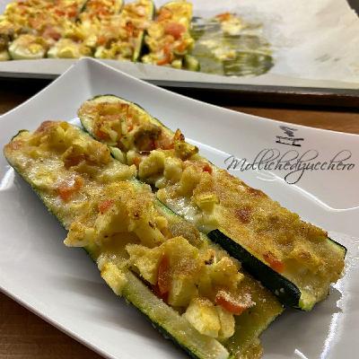 Zucchine ripiene al forno