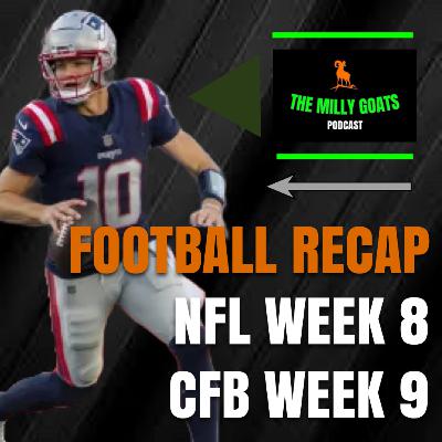 CFB Week 9 Recap, NFL Week 8 Round-up, & LSU Fires Brian Kelly?!