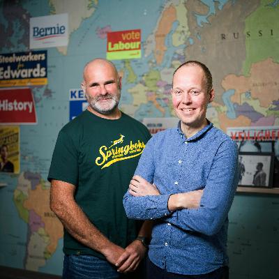 De schrijvers aan het woord (Maarten van Heems en Alex Klusman) De schrijvers aan het woord (Maarten van Heems en Alex Klusman)