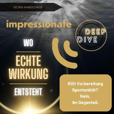 Killt Vorbereitung Spontanität? Nein. Im Gegenteil. Killt Vorbereitung Spontanität? Nein. Im Gegenteil.