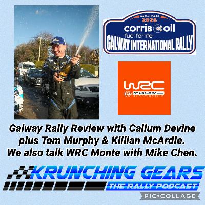 Galway Rally review-Callum Devine, plus Tom Murphy & Killian McArdle. Also WRC Monte with Mike Chen Galway Rally review-Callum Devine, plus Tom Murphy & Killian McArdle. Also WRC Monte with Mike Chen