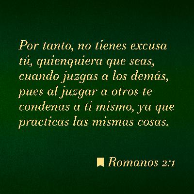 No hay excusa, no debes juzgar No hay excusa, no debes juzgar
