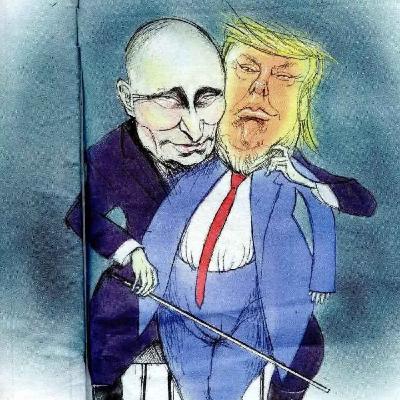 Vladimir Putin & the antidote to Donald Trump (TINY HANDS, SO TINY) and terrible hair (NOT HIS OWN).