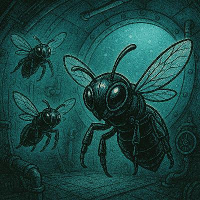 RT059 - Pechschwarze Metallbienen