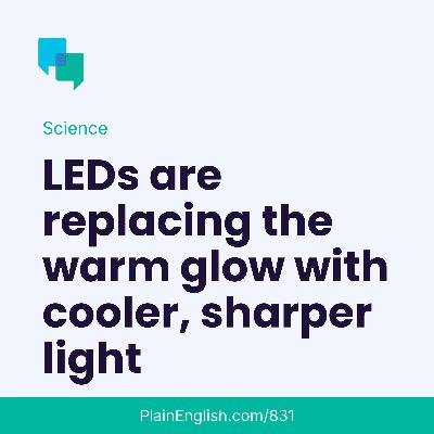 LEDs are making our world cooler and bluer