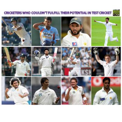 Cricketers who couldn't fulfill their potential in test cricket