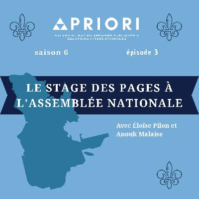 Le stage des pages à l'Assemblée nationale