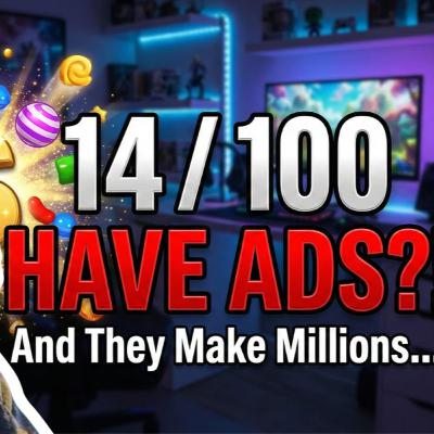 😱​ Only 14 of the TOP Grossing 100 Games use Ads by Felix Braberg