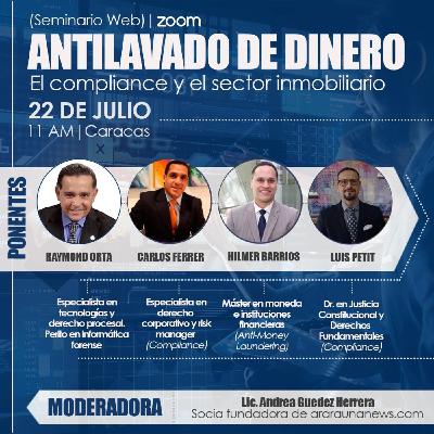 Audio de la Charla Anti lavado de dinero, el compliance en operaciones inmobiliarias y cierre de cuentas Audio de la Charla Anti lavado de dinero, el compliance en operaciones inmobiliarias y cierre de cuentas