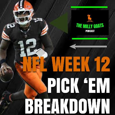 NFL Week 12 Pick 'em Contest Breakdown with Special Guest - JBonez