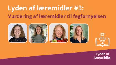 Lyden af Læremidler 3 - Vurdering af læremidler til Fagfornyelsen. Gæster: Lonnie Sørensen og Bettina Skov Halskov Lyden af Læremidler 3 - Vurdering af læremidler til Fagfornyelsen. Gæster: Lonnie Sørensen og Bettina Skov Halskov