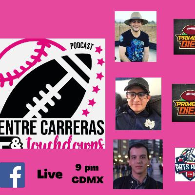 Episodio 25: La Previa de la Semana 8 de la NFL con Andrés de Esesarte y Ale Martinez de Primero y 10 y Freddy Gonzalez de Pats Army México