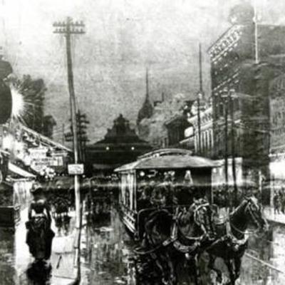 Primera calle iluminada artificialmente (1882)