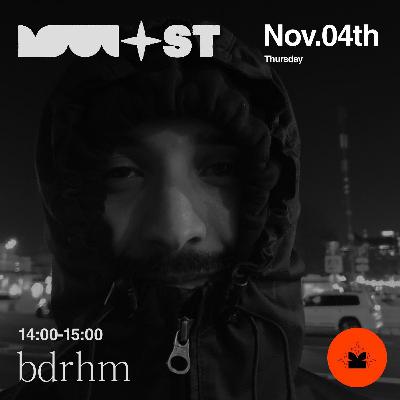 bdrhm at Track ID pls! showcase in M+ST radio, 04 november 2021