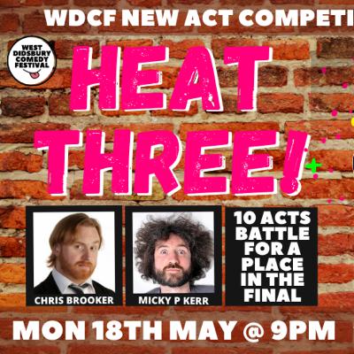 West Didsbury Comedy Festival 2020: New Act Heat 3 West Didsbury Comedy Festival 2020: New Act Heat 3