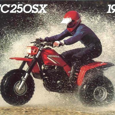 HONDA ATC "Big Red" Les années 80 sur 3 roues